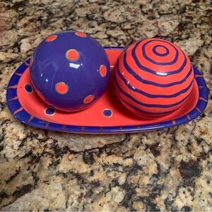 Vintage Berryware Screwball Salt & Pepper Shakers